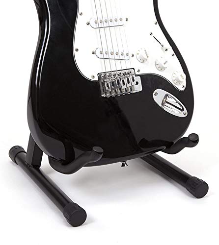 Soporte de guitarra RockJam portátil universal en forma de A para guitarra acústica, guitarra eléctrica y bajo