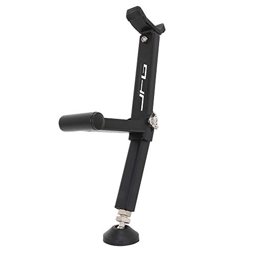 Soporte de rueda trasera de motocicleta portátil plegable delantera y trasera Soporte de rueda Paddock Stand de rueda de limpieza de ruedas Soporte universal para moto (negro)