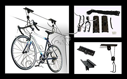 SOPORTE ELEVADOR DE BICICLETAS PARA COLGAR EN EL TECHO