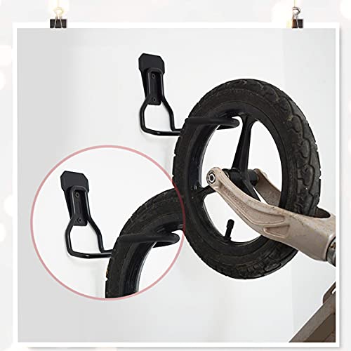 Soporte para Bicicletas Pared Colgador Bicicleta Protección de Cuadro - 1 Piezas Ganchos Para Colgar Ángulo y Distancia de Pared Ajustable, MTB Bicicleta