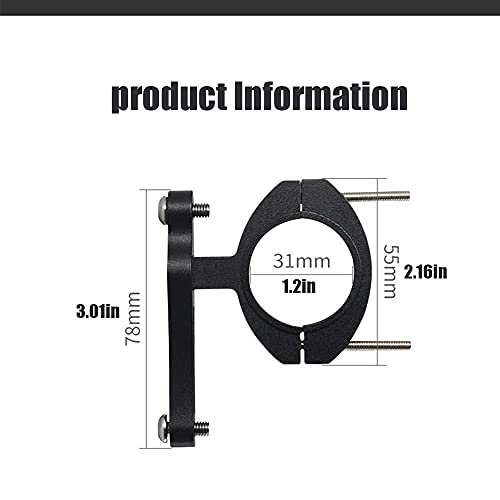 Soporte para Botella de Agua Manillar, Adaptador de Portabidón, Adaptador de Soporte para Portabidón, Soporte de Adaptador Portabidón, Adaptador Soporte Botellas de Aluminio, para Barra de Bicicl