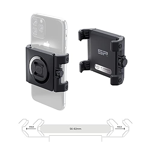 SP Connect Soporte universal para teléfono móvil para moto, bicicleta, ciclomotor, scooter, accesorio para navegador de todos los teléfonos inteligentes como iPhone, Samsung
