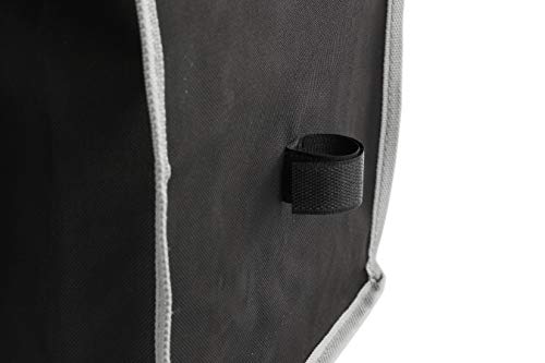 SPACEFLIGHT Bolsa Negra para Bicicleta, Bolsa Doble para Bicicleta, Bolsa Grande para Parte Trasera Bicicleta, 26 L, MAX 10 kg, 30 x 36 x 12 cm