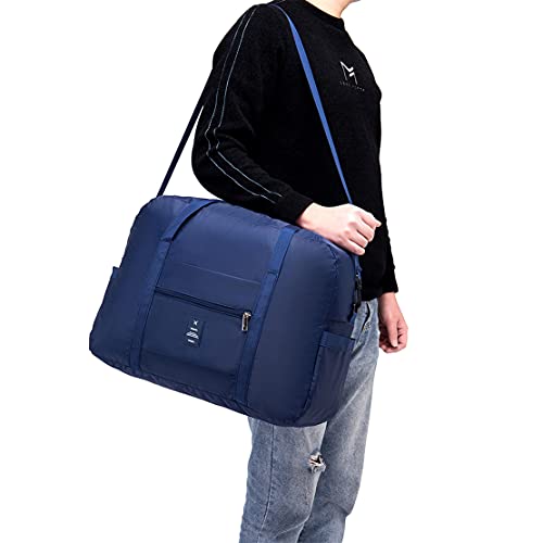 SPAHER Ligera Bolsas de Viaje Mujer Hombre Fin de Semana Plegable Ultraligera Equipaje de Mano Bolsa Maternidad Bolsa Hospital Duffle Bag 40L