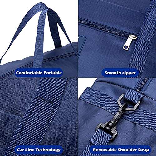 SPAHER Ligera Bolsas de Viaje Mujer Hombre Fin de Semana Plegable Ultraligera Equipaje de Mano Bolsa Maternidad Bolsa Hospital Duffle Bag 40L