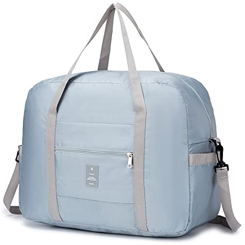 SPAHER Ligera Bolsas de Viaje Mujer Hombre Fin de Semana Plegable Ultraligera Equipaje de Mano Bolsa Maternidad Bolsa Hospital Duffle Bag 40L