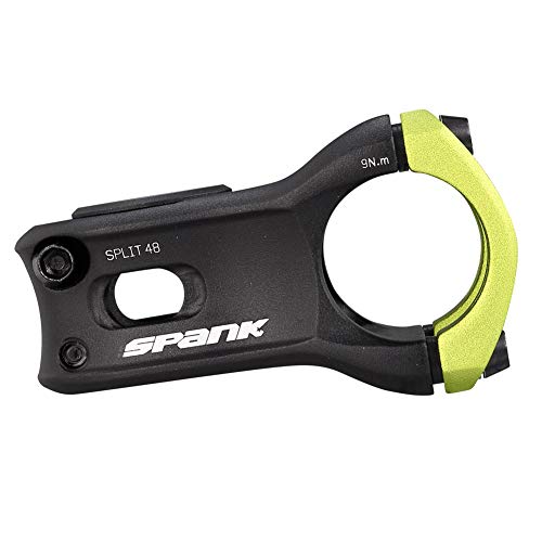 Spank Split Stem - Potencia para Bicicleta de montaña, Unisex, Color Gris, 50 mm