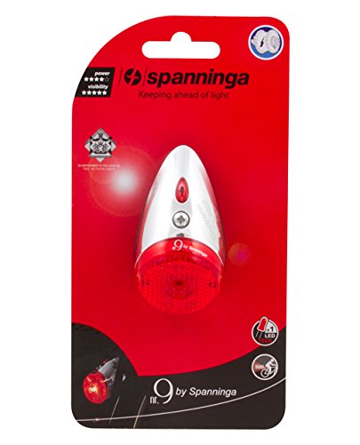 Spanninga N9 XB Piles - Faro Trasero para Bicicleta