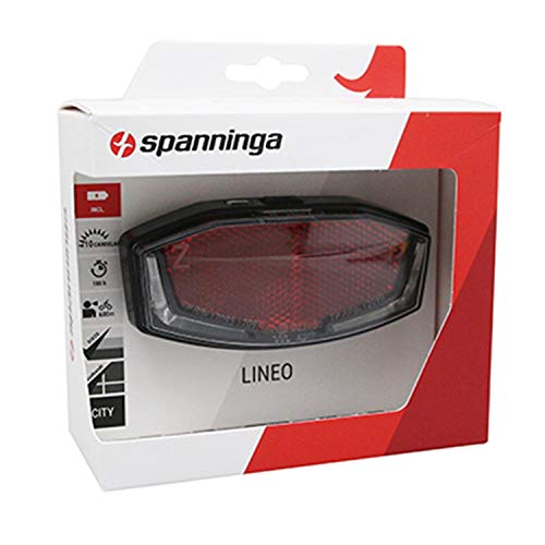 Spanninga v610012 a luz Trasera para Bicicleta (Unisex, Rojo