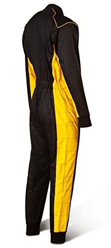 Speed Kart Mono Negro/Amarillo – Denver HS de 2 Modelo 2018 Racewear, Tiempo libre, color negro y amarillo, tamaño medium