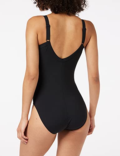 Speedo 8-090460001, Traje de Baño de Maternidad para Mujer, Negro, L