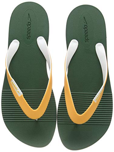 Speedo 809061 Hombre Chanclas, Seto/Mango, 39 EU