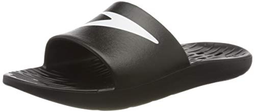 Speedo 812229 Hombre Sandalias deslizantes, Negro, 43 EU