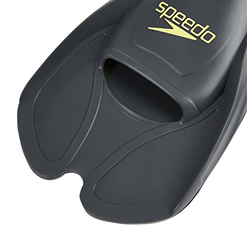 Speedo Aleta de entrenamiento Unisex Adultos, Gris, óxido/ponche lima, 37-38 EU