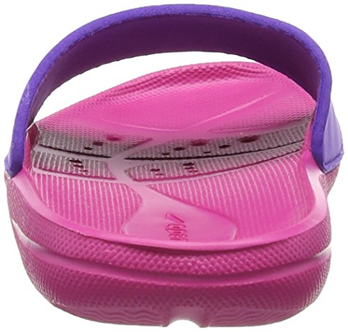 Speedo Atami Core Slide JF Zapatos de Playa y Piscina, Unisex niño, Rosa (Electric Pink/Deep Lilac 000), 28 EU