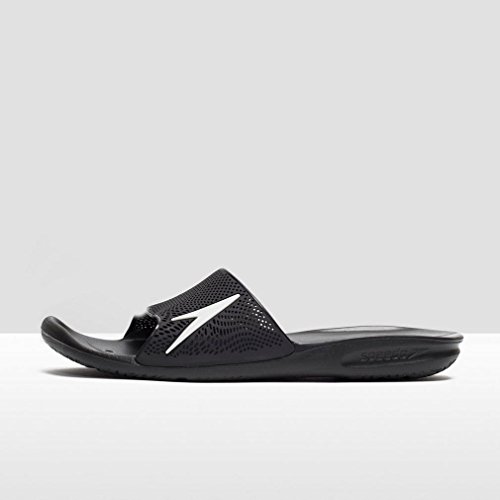 Speedo Atami II Max - Chanclas de sintético para hombre, Multicolor (Black/White), 39