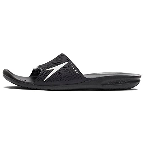 Speedo Atami II Max - Chanclas de sintético para hombre, Multicolor (Black/White), 39