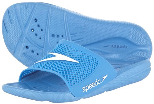 Speedo **Atami Slide 8074243503 Unisex-Kinder Sandalen, Color Azul/Blanco (Blue/White) - 31