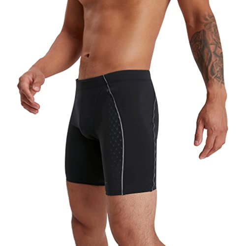 Speedo Bañador de natación Tipo Slip Eco Endurance+ 7 cm Hombre, Negro, 32 (ES 80 CM)