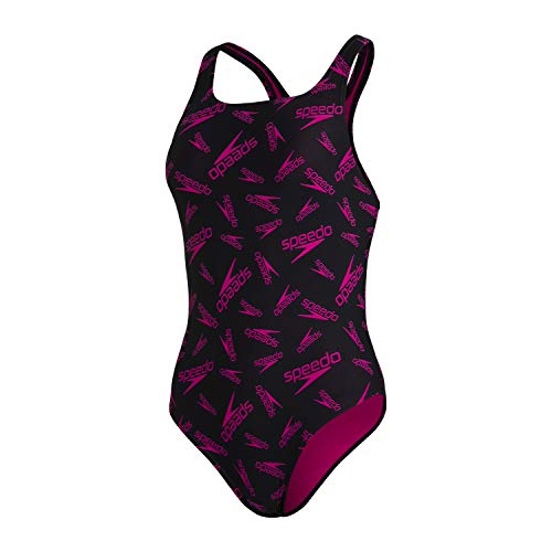 Speedo - Bañador para Mujer Medalist con Estampado Integral