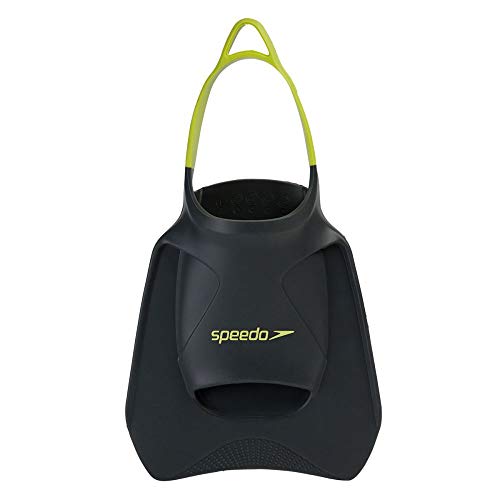 Speedo Biofuse Fitness Aletas de Entrenamiento, Adult Unisex, Gris/Verde, M