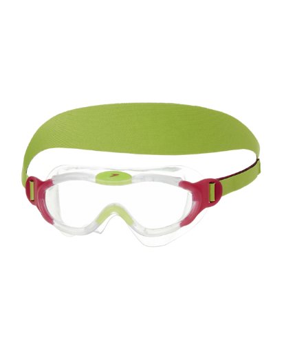 Speedo Biofuse Sea Squad Mask Infants Gafas de natación, Infant Unisex, Azul/Verde, Talla única
