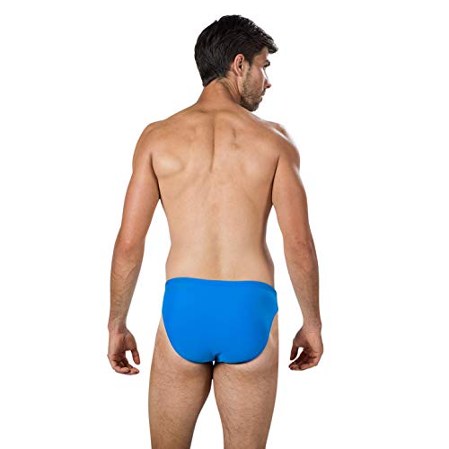 Speedo Endurance 10 5 cm - Bañador, Hombre, Azul Brillante/Rojo Lava, 30" / 75 cm (Talla fabricante: 3)