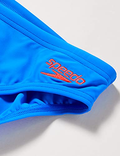 Speedo Endurance 10 5 cm - Bañador, Hombre, Azul Brillante/Rojo Lava, 30" / 75 cm (Talla fabricante: 3)