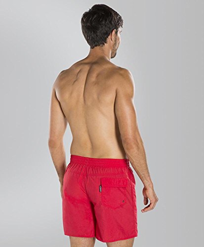 Speedo Essential 16" Shorts de Baño, Hombre, Rojo, M