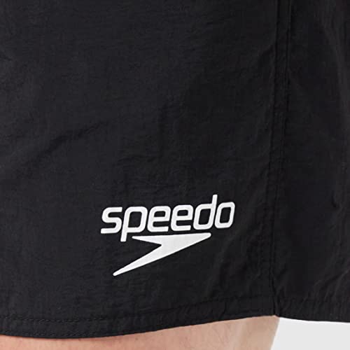 Speedo Essential 16" Shorts de Baño Nueva Temporada, Adult Male, Negra, M