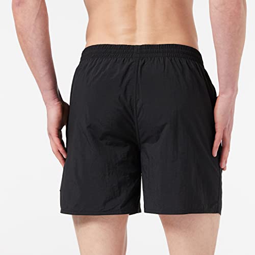 Speedo Essential 16" Shorts de Baño Nueva Temporada, Adult Male, Negra, M