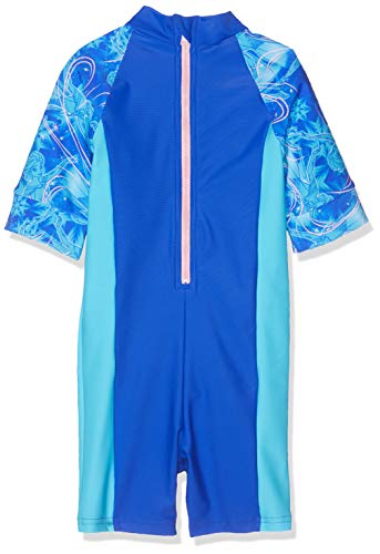 Speedo Essential All-In-One Suit Bañador, Infant Female, Elsa Magic Beautiful Azul/Turquesa, 5 Años
