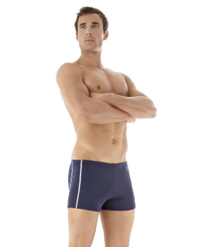 Speedo - Essential Classic Aqua - Shorts de baño - Hombres - Azul (Azul marino) - 44 (Tamaño del fabricante: 36/90 cm)