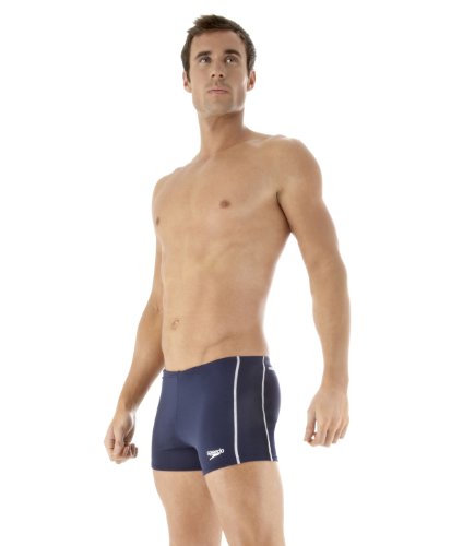 Speedo - Essential Classic Aqua - Shorts de baño - Hombres - Azul (Azul marino) - 44 (Tamaño del fabricante: 36/90 cm)