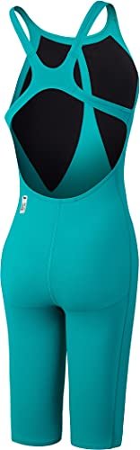 Speedo Fastskin LZR Racer Element Openback Kneeskin AF Traje Neopreno, Mujer, Jade, 20