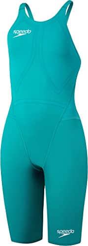 Speedo Fastskin LZR Racer Element Openback Kneeskin AF Traje Neopreno, Mujer, Jade, 26