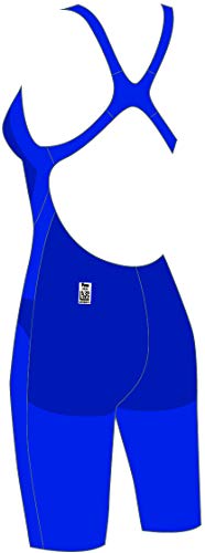 Speedo Fastskin LZR Racer Element Openback Kneeskin Bañador, Mujer, Beautiful Blue/White, 24