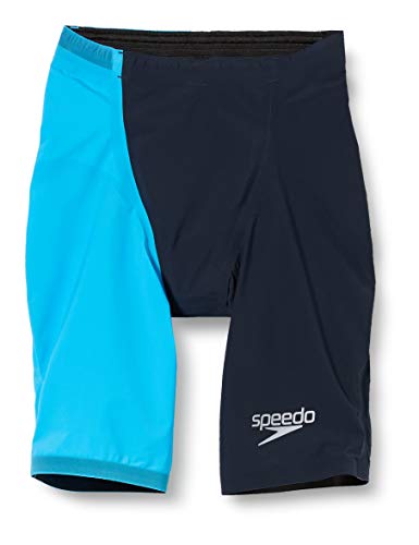 Speedo Fastskin LZR Racer Elite 2 High Waisted Jammer Am Bañador, Hombre, Navy/Japan Blue, 28