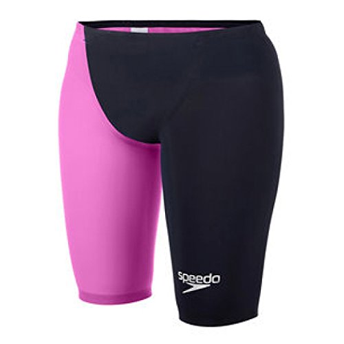 Speedo Fastskin LZR Racer Elite 2 Jammer de Cintura Alta Caballero, Negro/Rosa, 71cm