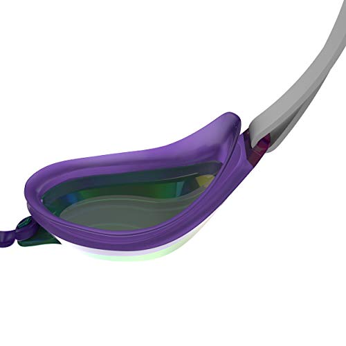 Speedo Fastskin Speedsocket 2 Mirror Swimming Goggles, Adult Unisex, Blanco, Talla única