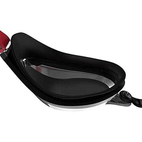 Speedo Fastskin Speedsocket 3 Gafas de natación, Adult Unisex, Lava Rojo/Blanco/Smoke, Talla única