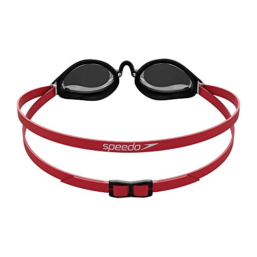 Speedo Fastskin Speedsocket 3 Gafas de natación, Adult Unisex, Lava Rojo/Blanco/Smoke, Talla única