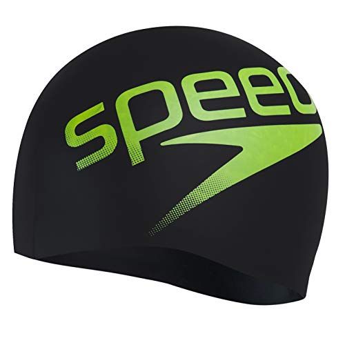 Speedo Flipturns Reverse Silicone Cap Swimming Caps, Adult Unisex, Negra, Talla única