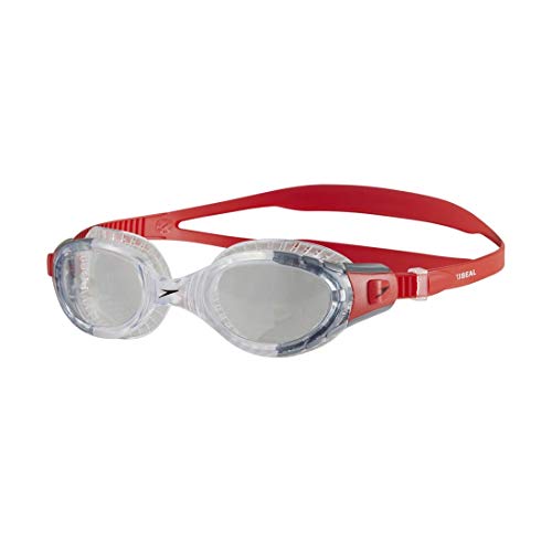 Speedo Futura Biofuse Flexiseal Gafas de Natación, Adult Unisex, Rojo, Talla única