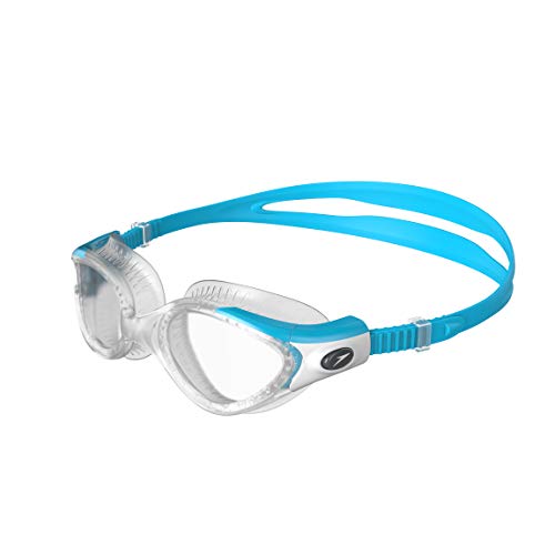 Speedo Futura Biofuse Flexiseal Gafas de Natación, para mujeres, Azul/Transparente, Talla Única