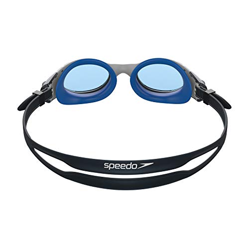 Speedo Futura Biofuse Flexiseal Gafas de Natación, para mujeres, Blanco/Azul, Talla Única