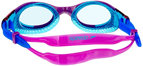 Speedo Futura Biofuse Flexiseal Gafas Natación Infantil para Piscina, Color Azul/Violeta, Talla unica