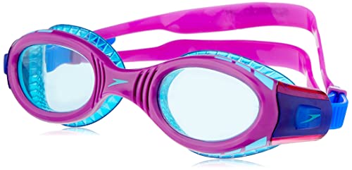 Speedo Futura Biofuse Flexiseal Gafas Natación Infantil para Piscina, Color Azul/Violeta, Talla unica