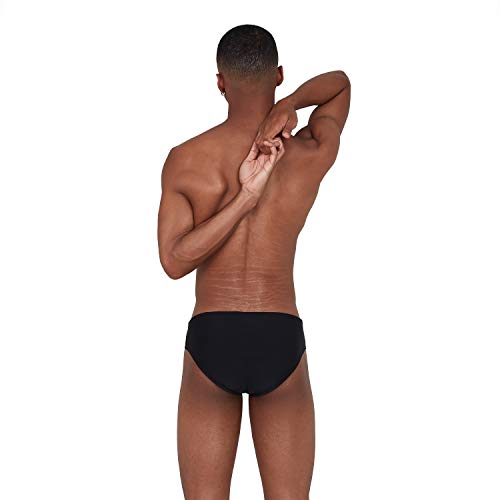 Speedo Inserto Técnico De 7 Cm Bañador Tipo Slip, Hombre, Negro/Ardesia, 6-9M