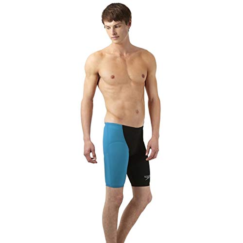 Speedo LZR Elite 2 Jam Am Black/Pink Costume Racing Men, Hombre, Navy/Japan Blue, 26